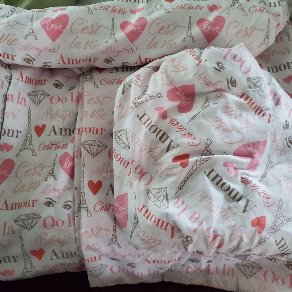 Paris themed sheets
